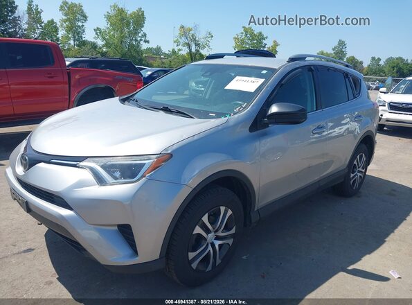 2T3BFREV9HW659475 2017 TOYOTA RAV4 Silver წინა მარცხენა ხედი სამი მეოთხედიდან
