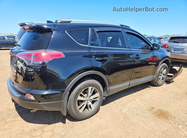2T3BFREV9JW763471 2018 TOYOTA RAV4 Black Հետևի աջ