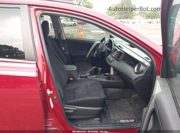 2T3BFREV9JW790671 2018 TOYOTA RAV4 Red წინა სალონის ხედი