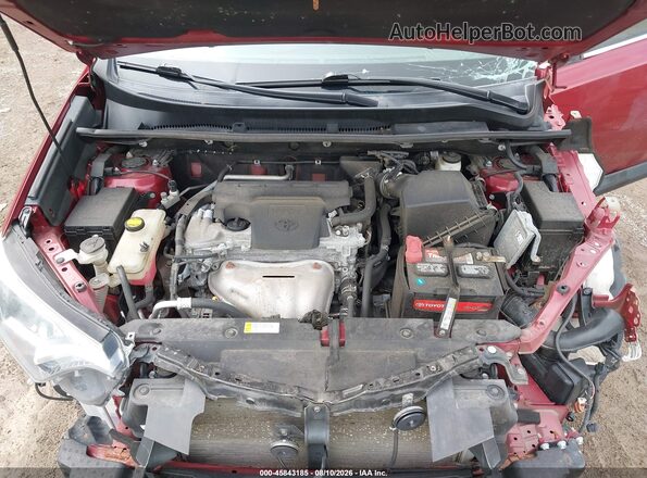 2T3BFREV9JW790671 2018 TOYOTA RAV4 Red უკანა ხედი