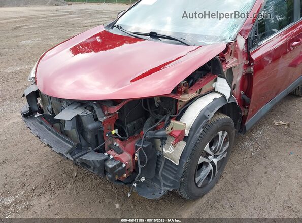 2T3BFREV9JW790671 2018 TOYOTA RAV4 Red წინა ხედი
