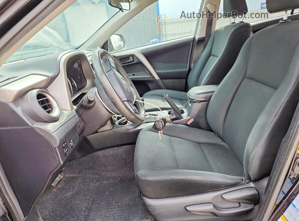 2T3BFREVXGW479677 2016 TOYOTA RAV4 Black Вид салону спереду