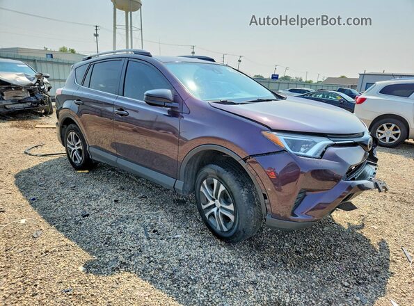 2T3BFREVXJW726543 2018 TOYOTA RAV4 Purple Front right