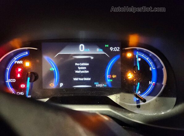 2T3BWRFV3RW205559 2024 TOYOTA RAV4 Gray Instrument cluster view
