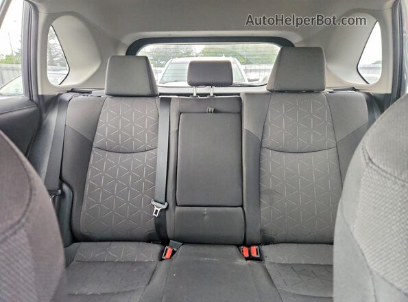 2T3BWRFV7KW008142 2019 TOYOTA RAV4 Gray უკანა სავარძლების ხედი