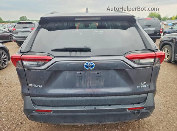 2T3BWRFV7KW008142 2019 TOYOTA RAV4 Gray უკანა ხედი
