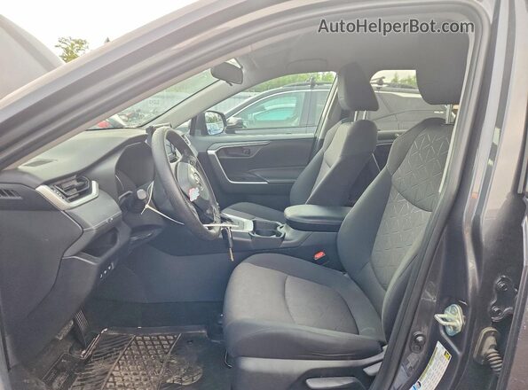 2T3BWRFV7KW008142 2019 TOYOTA RAV4 Gray წინა სალონის ხედი