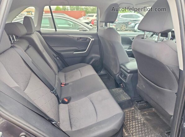 2T3BWRFV7KW008142 2019 TOYOTA RAV4 Gray უკანა სალონის ხედი