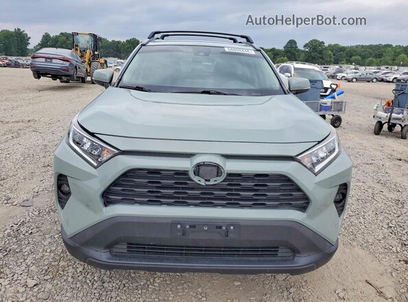 2T3C1RFV0KC019780 2019 TOYOTA RAV4 Gray წინა ხედი