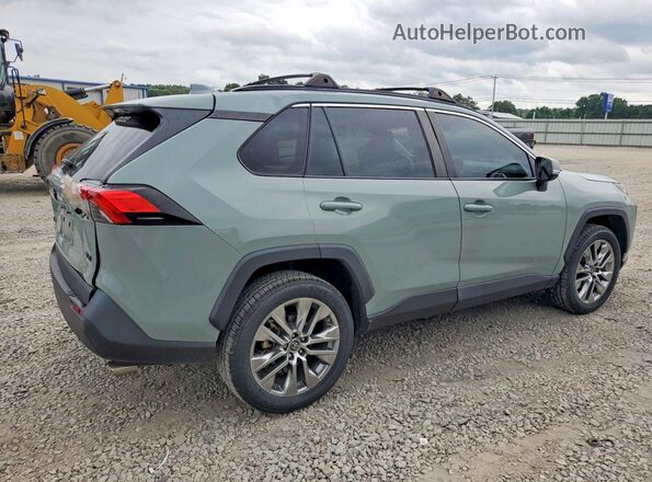 2T3C1RFV0KC019780 2019 TOYOTA RAV4 Gray უკანა მარჯვენა