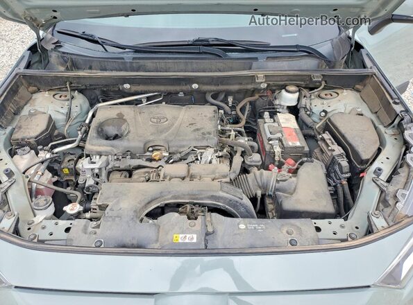 2T3C1RFV0KC019780 2019 TOYOTA RAV4 Gray ძრავის განყოფილების ხედი
