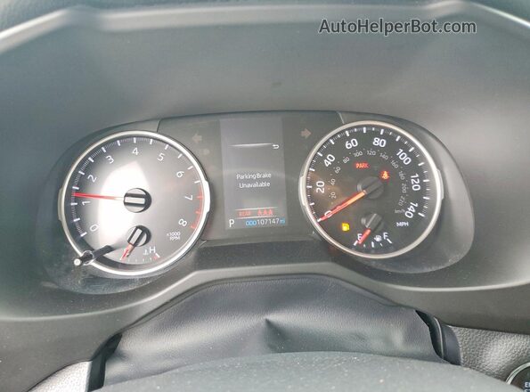 2T3C1RFV0KC019780 2019 TOYOTA RAV4 Gray ხელსაწყოთა პანელის ხედი