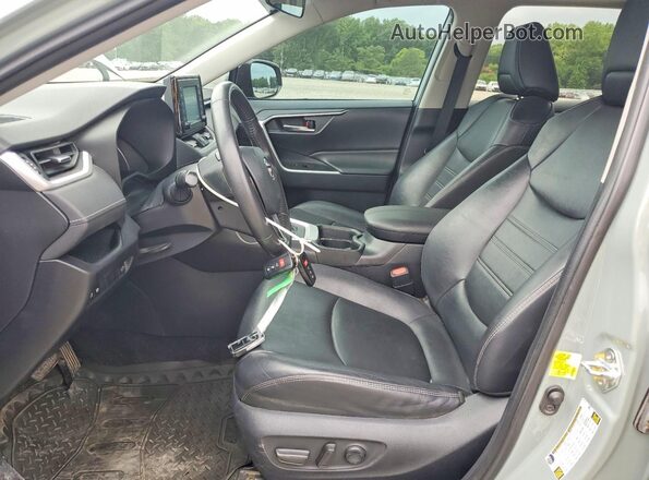 2T3C1RFV0KC019780 2019 TOYOTA RAV4 Gray წინა სალონის ხედი