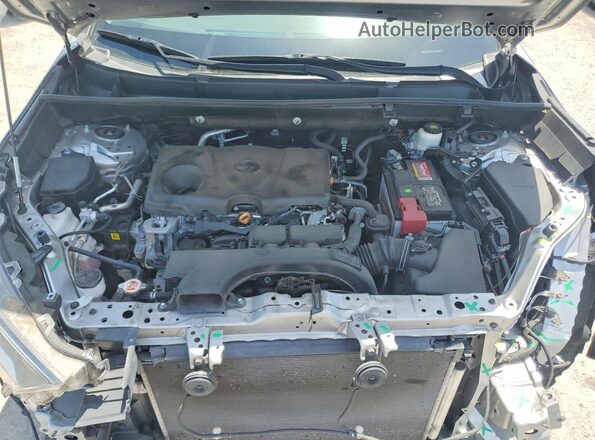 2T3C1RFV0MC090061 2021 TOYOTA RAV4 Серебряный Вид задней части салона