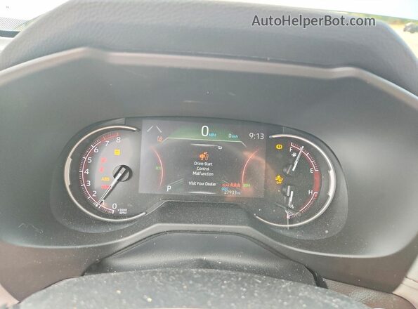 2T3C1RFV0PC228315 2023 TOYOTA RAV4 Silver Вид щитка приладів