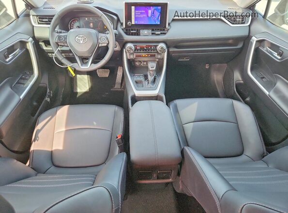2T3C1RFV1RW307395 2024 TOYOTA RAV4 Blue Dashboard view