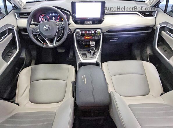 2T3C1RFV1SC308229 2025 TOYOTA RAV4 White Առջևի վահանակի տեսք