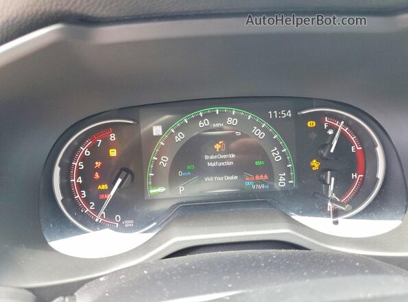 2T3C1RFV1SW433441 2025 TOYOTA RAV4 Синий Вид щитка приборов
