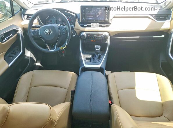 2T3C1RFV2KC015875 2019 TOYOTA RAV4 White Vista del salpicadero