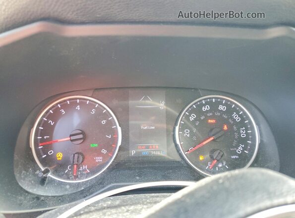 2T3C1RFV2LC053446 2020 TOYOTA RAV4 Silver Widok zestawu wskaźników