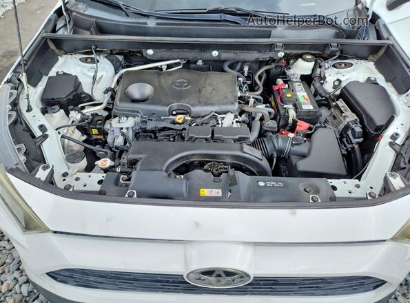 2T3C1RFV3KW026558 2019 TOYOTA RAV4 White ძრავის განყოფილების ხედი