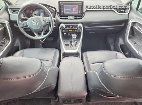 2T3C1RFV3KW026558 2019 TOYOTA RAV4 White წინა პანელის ხედი