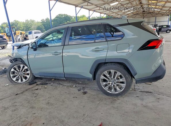 2T3C1RFV3KW034174 2019 TOYOTA RAV4 Gray Задня ліва чверть