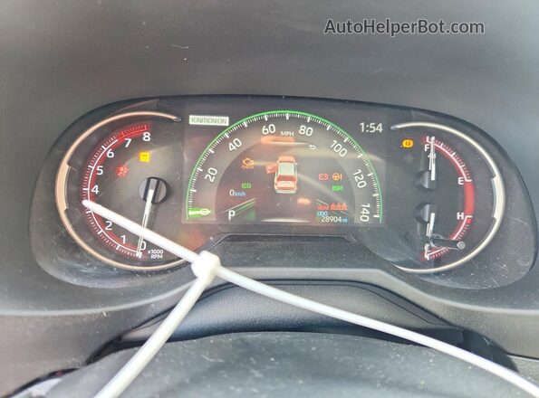 2T3C1RFV3SW377440 2025 TOYOTA RAV4 Blue Вид щитка приладів