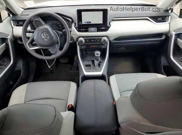 2T3C1RFV3SW436793 2025 TOYOTA RAV4 White Dashboard view