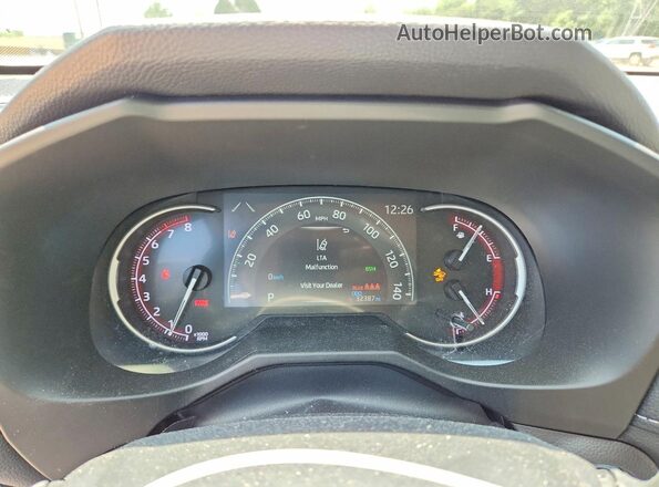 2T3C1RFV4PW282263 2023 TOYOTA RAV4 Gray Instrument cluster view