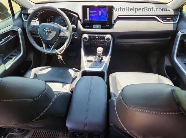 2T3C1RFV4PW282263 2023 TOYOTA RAV4 Gray Dashboard view