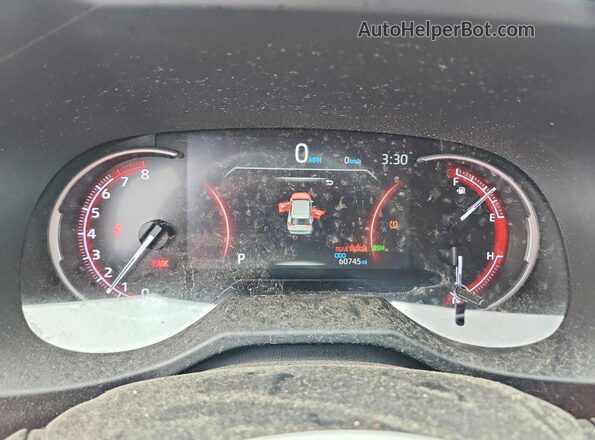 2T3C1RFV4PW286023 2023 TOYOTA RAV4 Silver ხელსაწყოთა პანელის ხედი