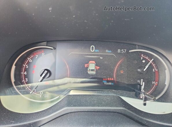 2T3C1RFV4SC325686 2025 TOYOTA RAV4 Black ხელსაწყოთა პანელის ხედი