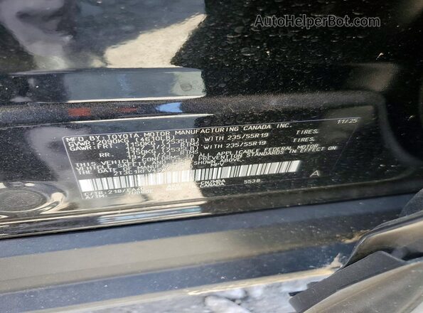 2T3C1RFV4SW436950 2025 TOYOTA RAV4 Черный Вид подкапотного пространства
