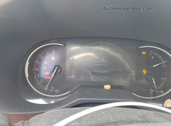 2T3C1RFV4SW436950 2025 TOYOTA RAV4 Черный Вид щитка приборов