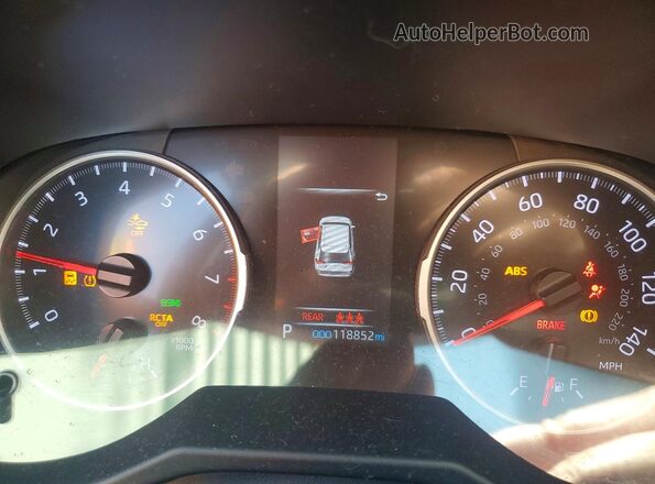 2T3C1RFV5MC135057 2021 TOYOTA RAV4 Gray Instrument cluster view