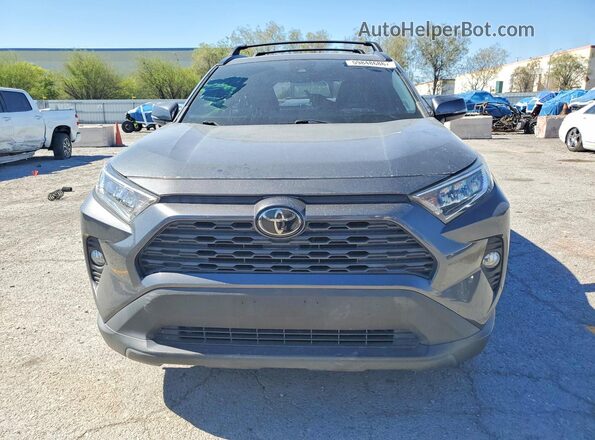 2T3C1RFV7KC021171 2019 TOYOTA RAV4 Gray Դիմացի տեսք