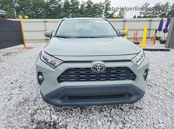 2T3C1RFV7MC088758 2021 TOYOTA RAV4 Green Front view