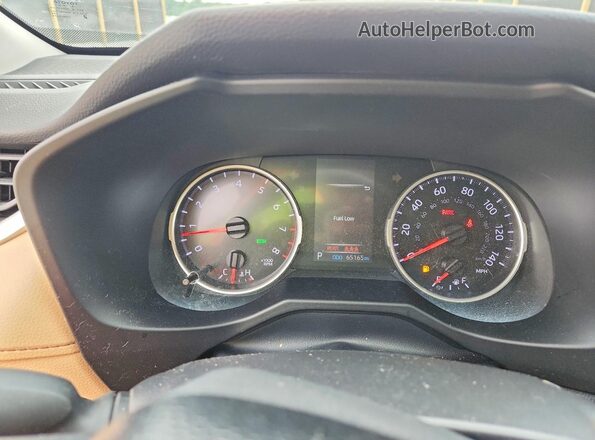 2T3C1RFV7MC088758 2021 TOYOTA RAV4 Green Instrument cluster view