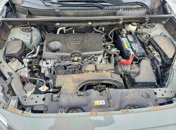 2T3C1RFV7MC088758 2021 TOYOTA RAV4 Green Engine compartment view