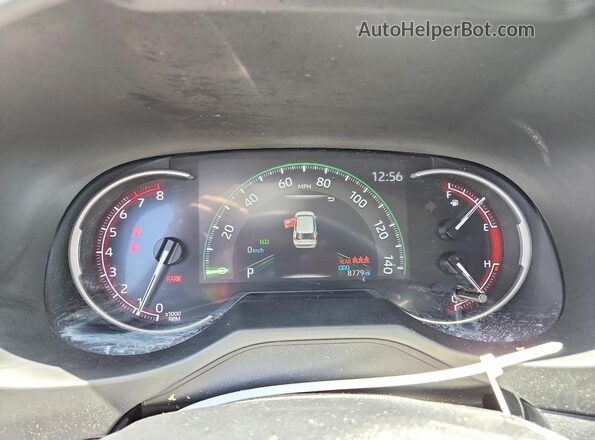 2T3C1RFV7RW350753 2024 TOYOTA RAV4 White Instrument cluster view