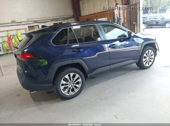 2T3C1RFV8MW155625 2021 TOYOTA RAV4 Dark Blue Задняя правая четверть