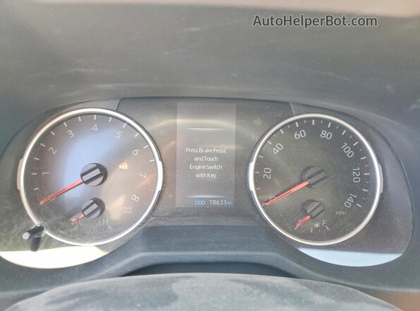 2T3C1RFV8MW165121 2021 TOYOTA RAV4 White Սարքավորումների վահանակի տեսք