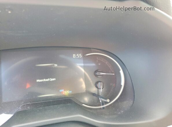 2T3C1RFV8SW418502 2025 TOYOTA RAV4 Gray Instrument cluster view