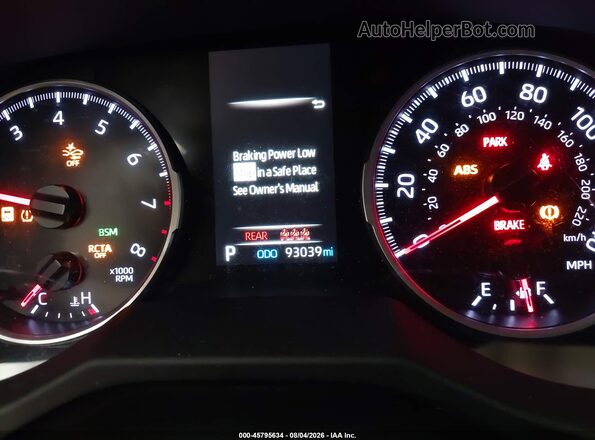 2T3C1RFV9NC192055 2022 TOYOTA RAV4 Серый Вид задних сидений