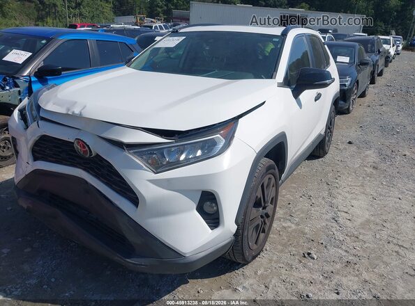 2T3C1RFVXKC031077 2019 TOYOTA RAV4 Белый Передняя левая четверть