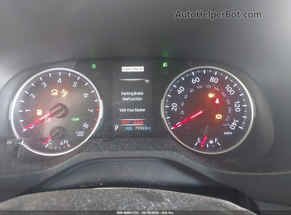 2T3C1RFVXKW008977 2019 TOYOTA RAV4 Black Вид задніх сидінь