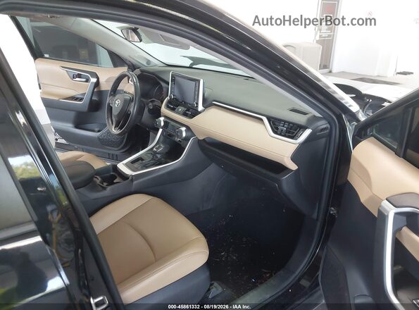 2T3C1RFVXKW008977 2019 TOYOTA RAV4 Black Вид салону спереду