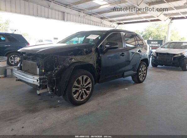 2T3C1RFVXKW008977 2019 TOYOTA RAV4 Black Передня ліва чверть