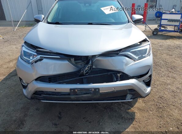 2T3DFREV0JW856162 2018 TOYOTA RAV4 Silver Front view